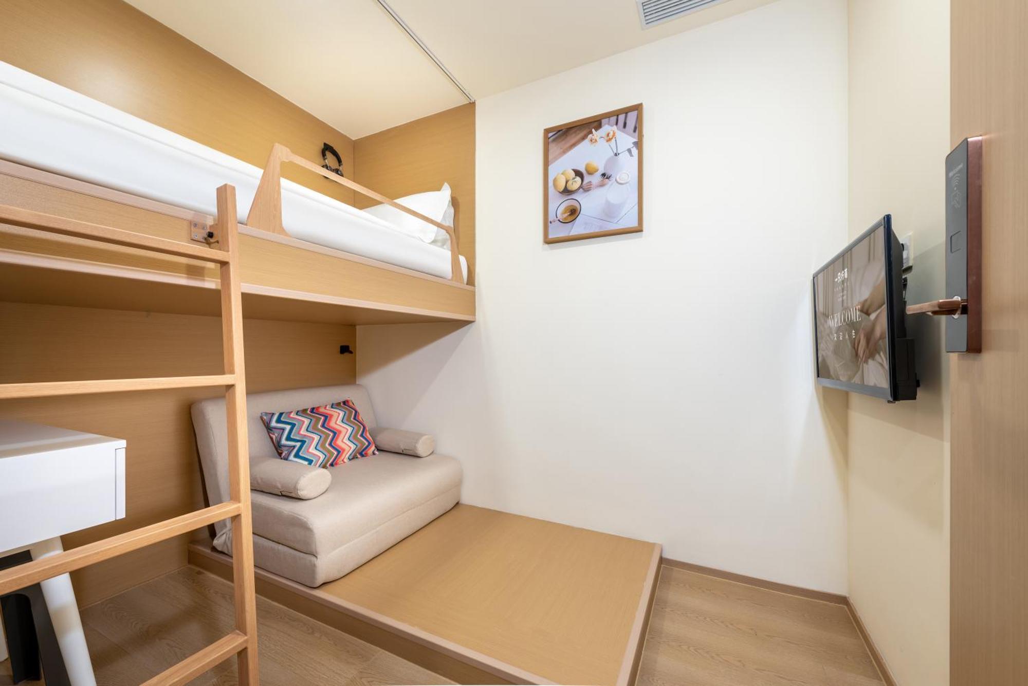 Lemon Hotel - Metro Line 1 Line 7 Changshu Road 200 Meters Shanghai Bagian luar foto