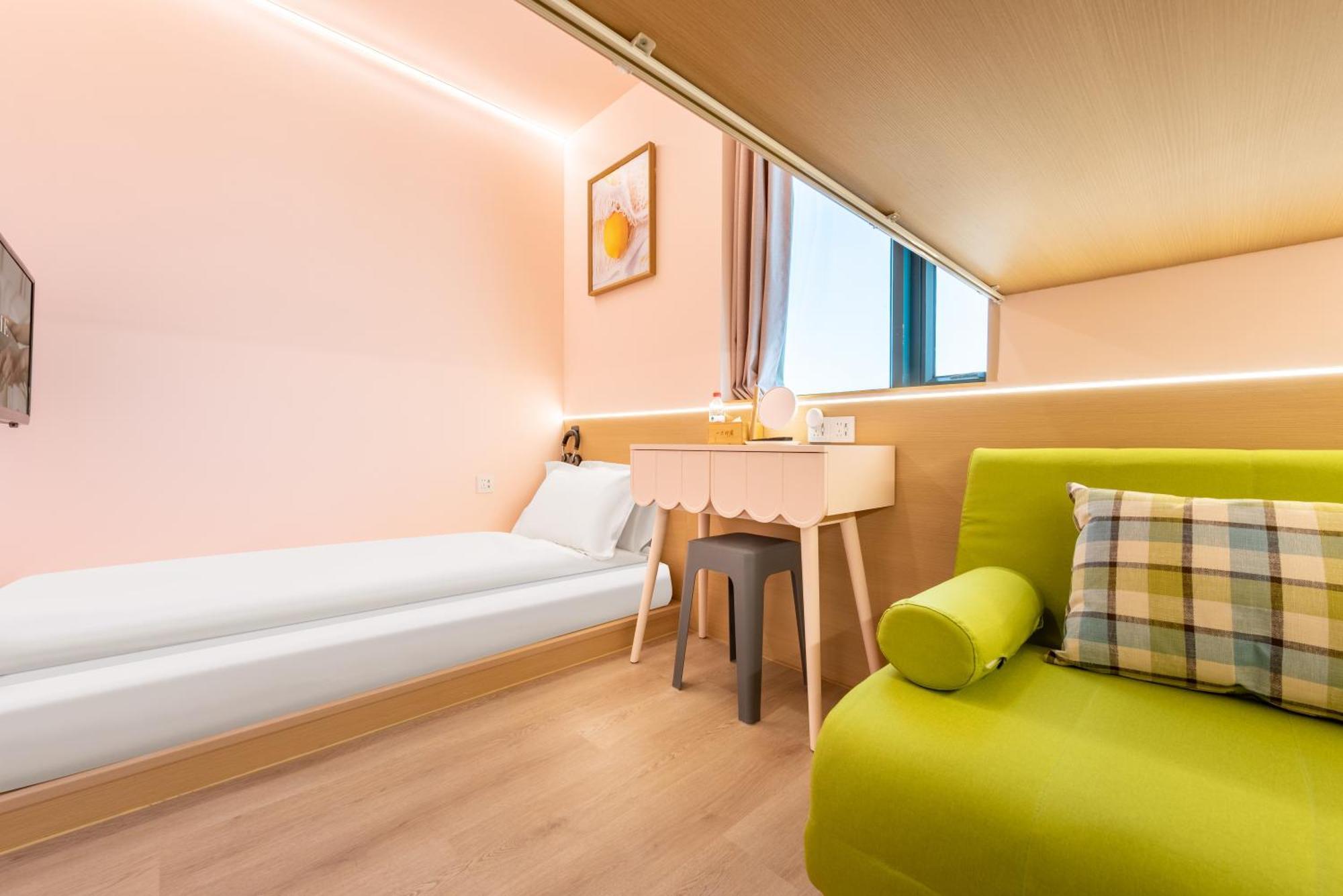 Lemon Hotel - Metro Line 1 Line 7 Changshu Road 200 Meters Shanghai Bagian luar foto