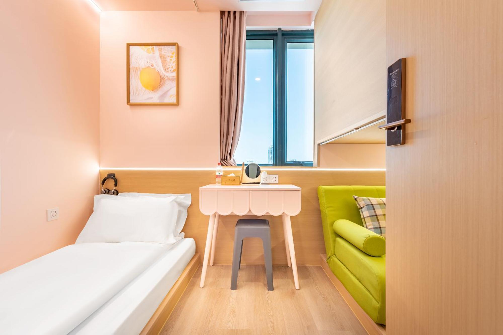 Lemon Hotel - Metro Line 1 Line 7 Changshu Road 200 Meters Shanghai Bagian luar foto